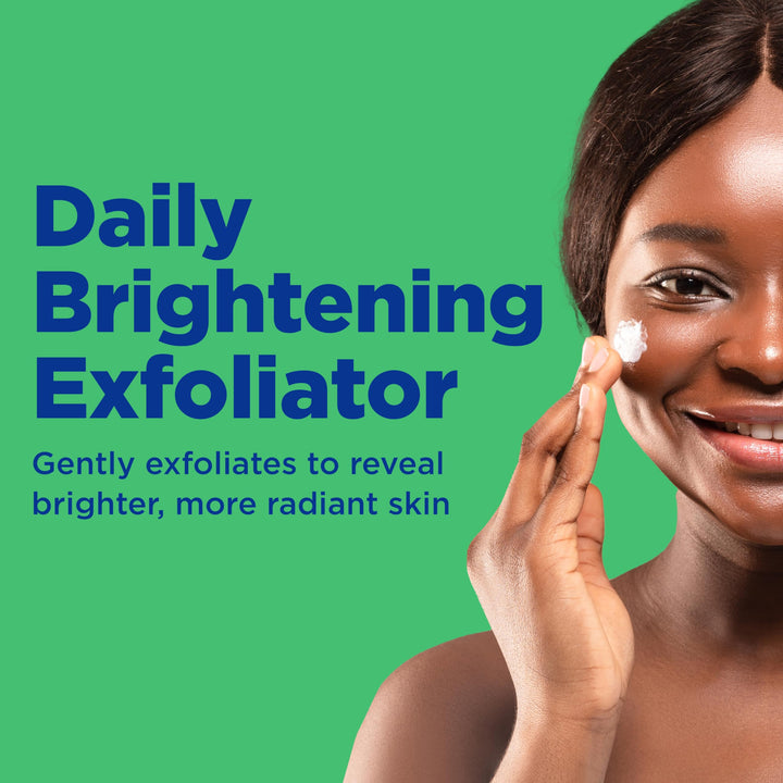 Face Scrub Daily Brightening Exfoliator, Improves Tone and Texture for Acne Prone Skin, Green, 6 Fl Oz