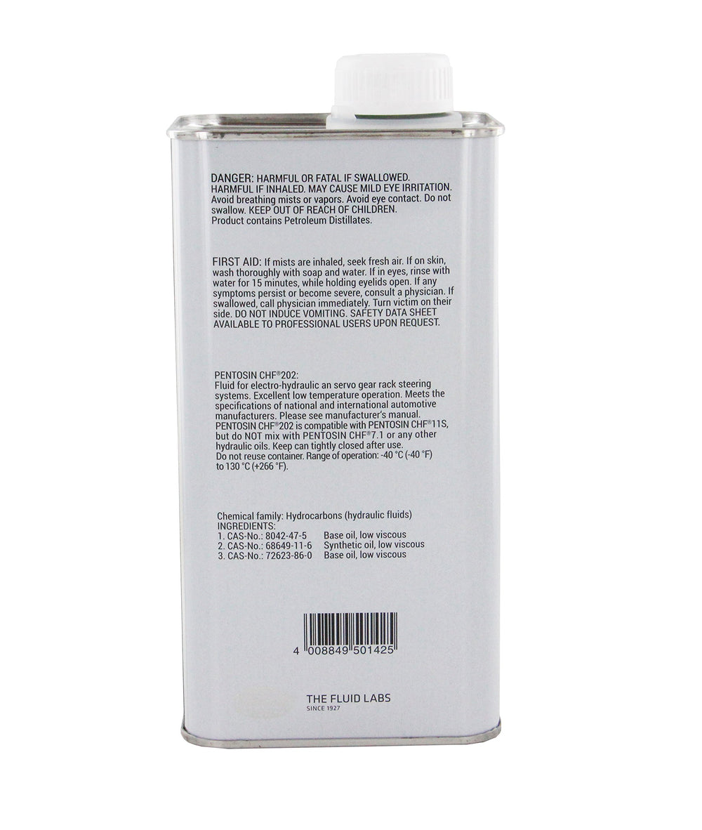 Pentosin 8403107 CHF 202 Synthetic Hydraulic Fluid, 1 Liter