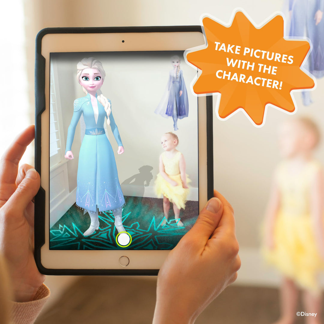 Wall Palz Disney Frozen 2 Wall Decals - 33 Elsa Frozen Wall Stickers with 3D Augmented Reality Interaction - Frozen Wall Decor for Bedroom