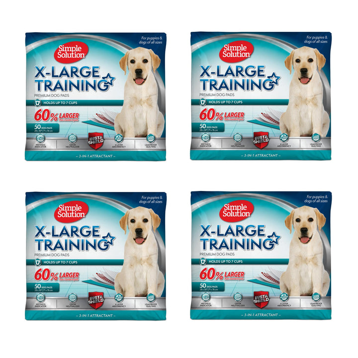 Extra Large Pee Pads For Dogs, XL Puppy Potty Training Pee Pad, 6 Layers Thick, Instashield Absorbent, Attracts Dogs, Leak Proof, Odor Neutralizing, Disposable, XLARGE 28x30, 200ct