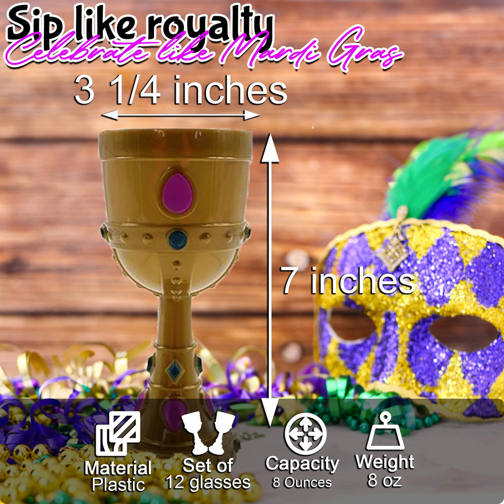 Crown Goblet Cups (1 dz)