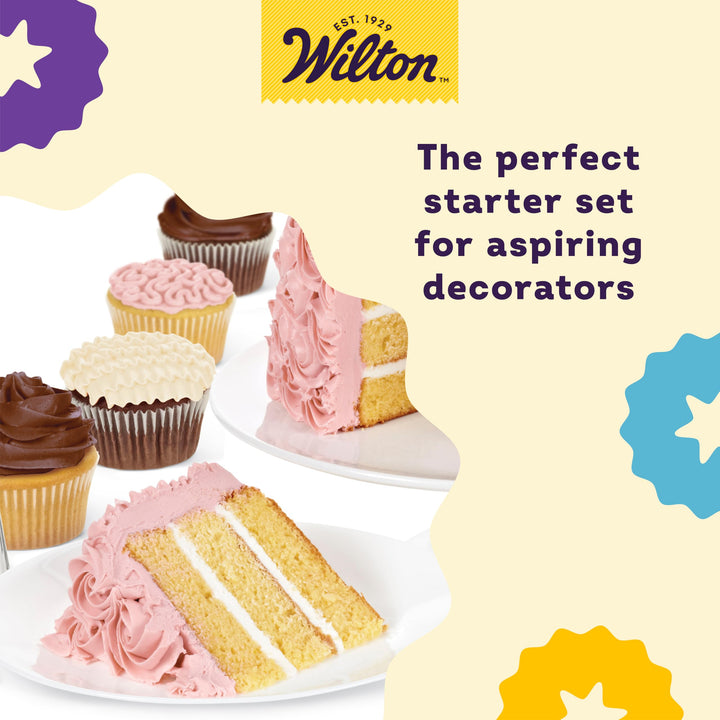 Beginning Buttercream Decorating Set, 20-Piece Cake Decorating Kit