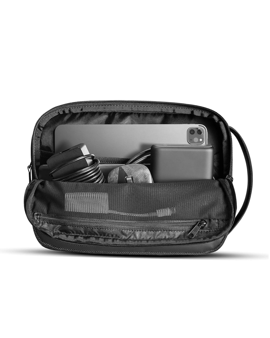 Electronic Organizer Travel Universal Cable Kit Management Organizer Accessories Storage Case Pouch Bag for iPad Mini 6/5 / 4/3, Cable, Charger, Phone, USB, SD Card