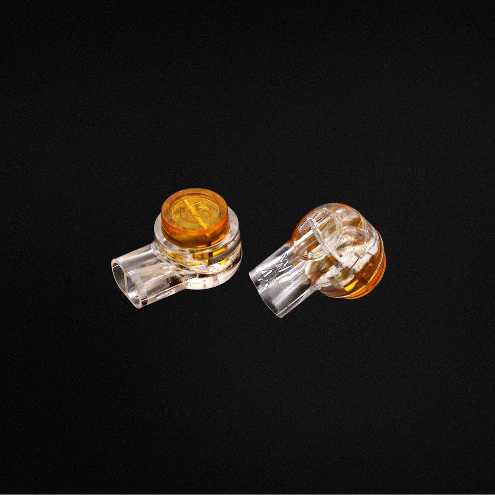 Telephone Line Connector, 200 Pack Data Phone Wire UY Butt Splice Connector K1 Butt Splice Connector Cable Terminals