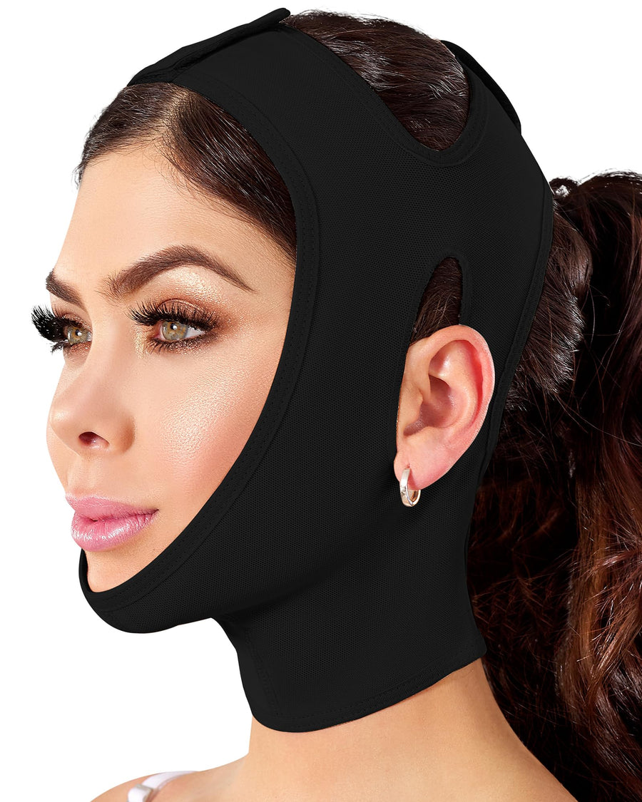 Shape Concept Chin Strap Support Band Neck Bandage Mentonera Post Quirurgica Face Lifting Slimmer Chin Lift Facial Compression