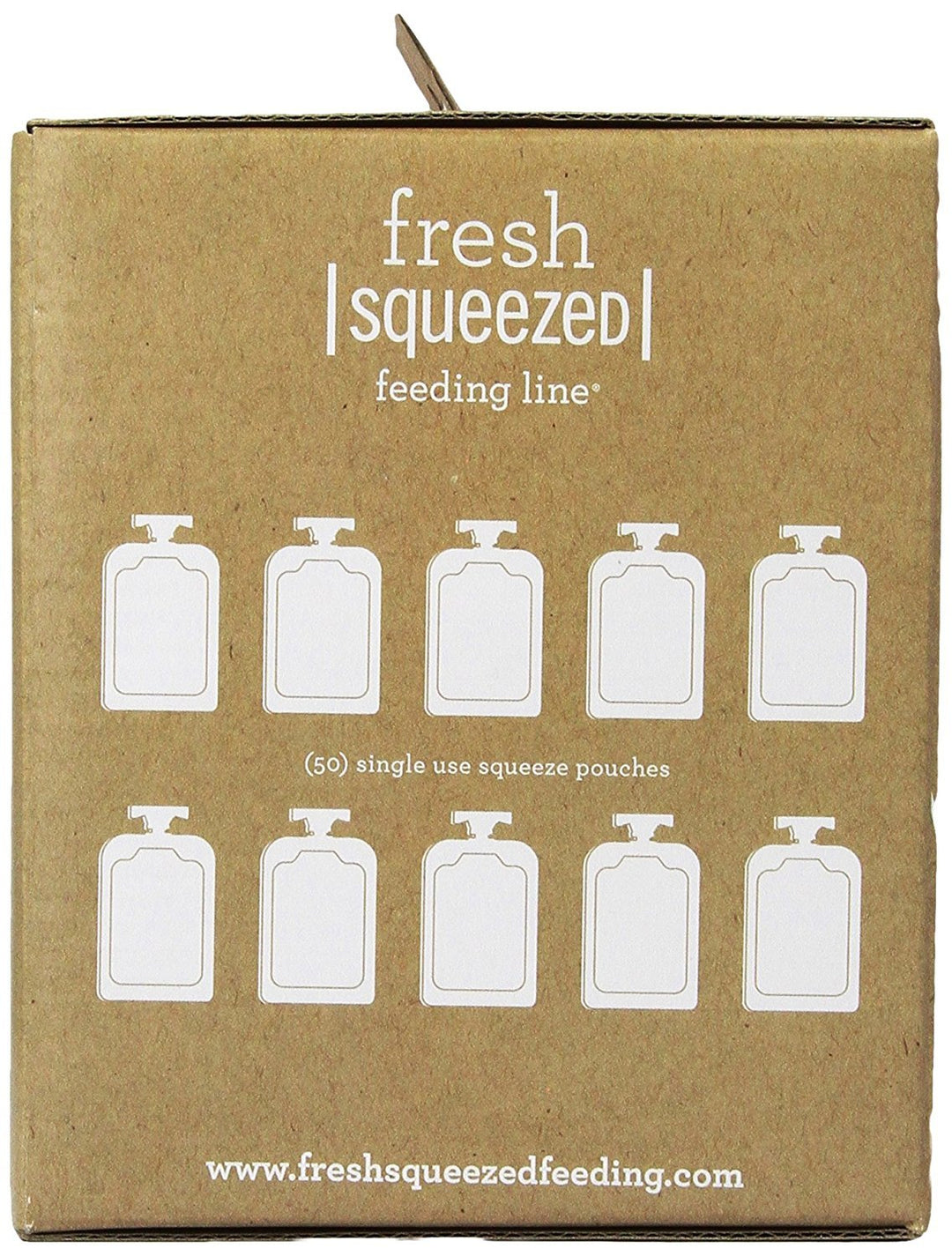 Disposable Squeeze Pouches, Portable Homemade Semi-Solid Food for Babies and Toddlers, 4 Fl Oz (Pack of 50)