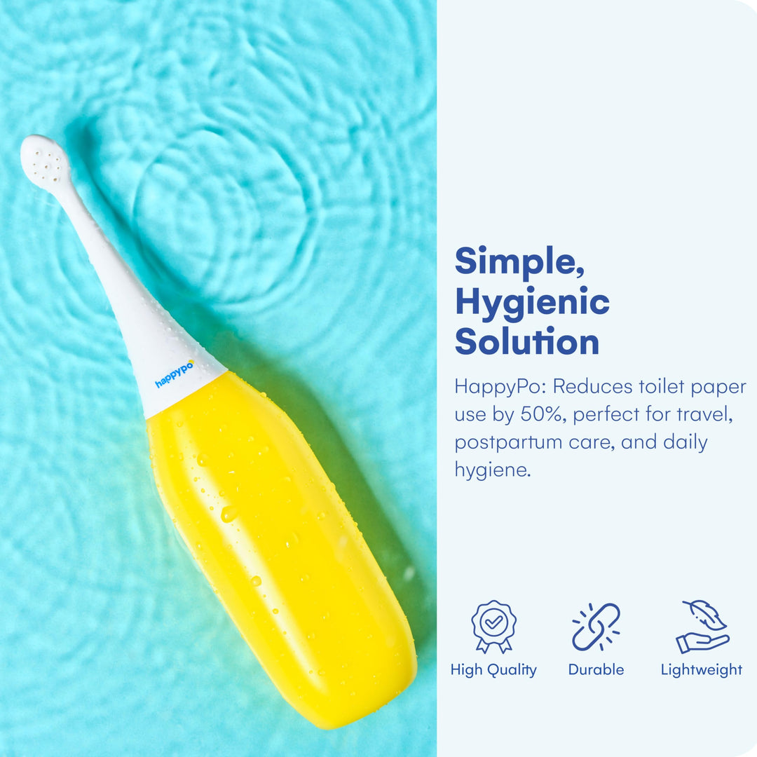 The Original Portable Bidet - 300ml Peri Bottle for Moms, Women, and Anyone on The Go - Easy-Bidet 2.0 for Postpartum Care, Travel, Personal Hygiene - Poop Cleaning and Feminine Care (Mint)