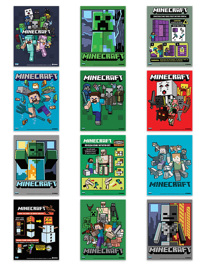 Minecraft Poster Book