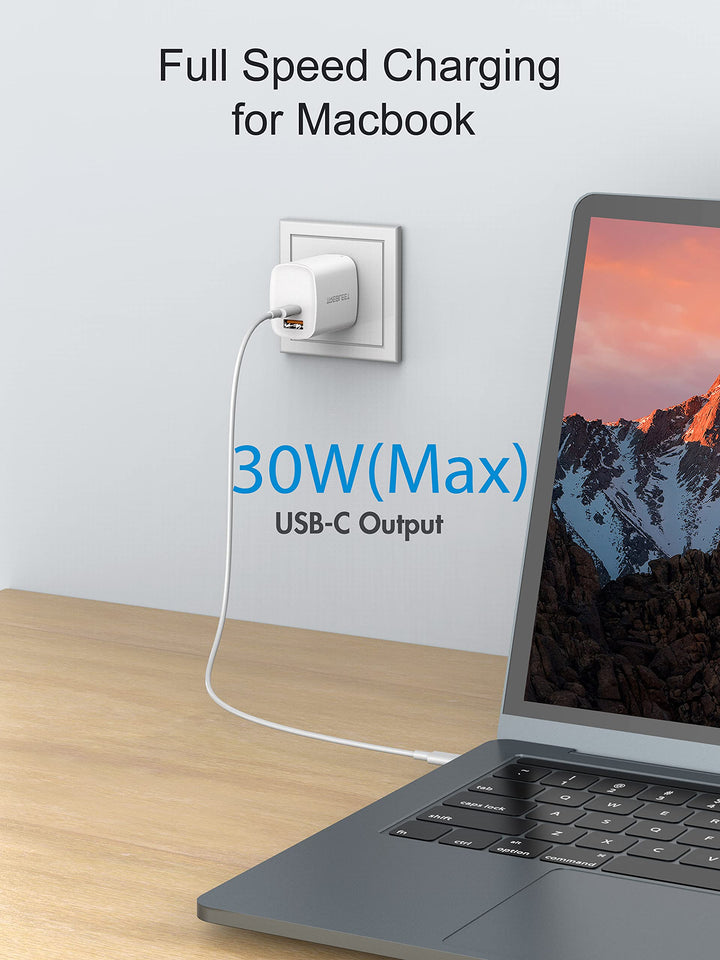 USB C Super Fast Charger,Foldable Dual-Port 30W PD Wall Charger Fast Charging for Samsung Galaxy S23/ S23 Ultra/Z fold4/ A53 5G/ S22/ S22+/ Z Flip3/Z Fold3/S21 FE/Pixel 7 (Cable not Included)