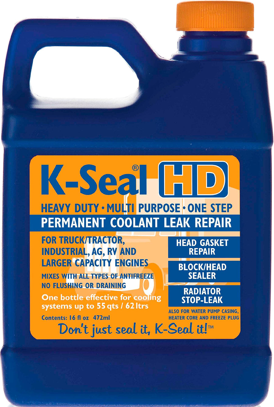 ST5516 Heavy-Duty Multi-Purpose One Step Permanent Coolant Leak Repair, 16 oz, Pour and Go, Mixes with All Antifreeze, No Flushing Required