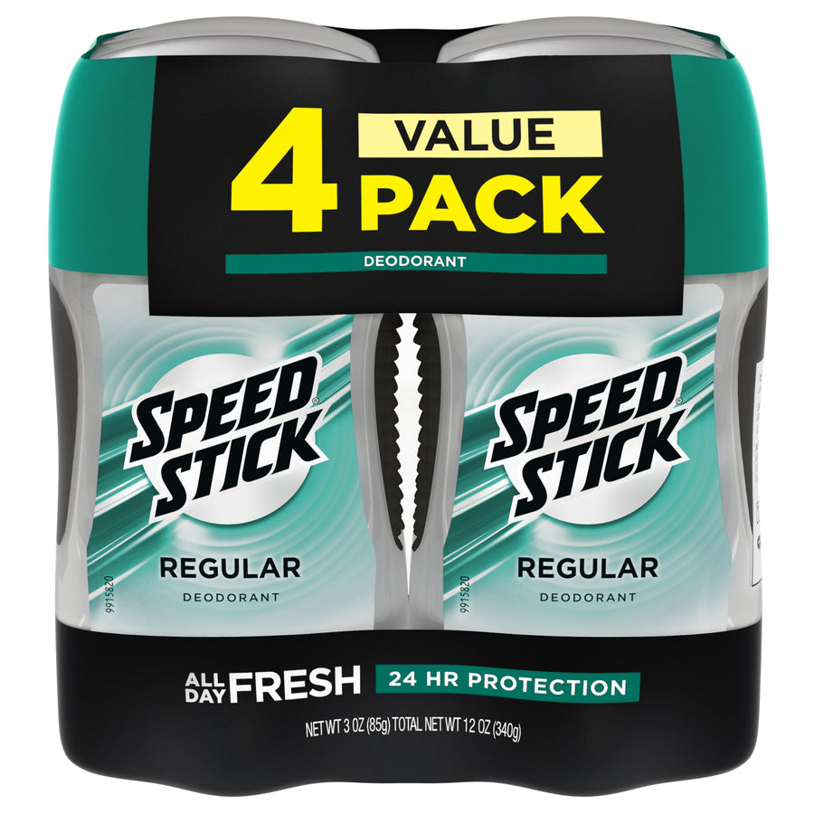Deodorant for Men, Aluminum Free, Regular - 3 Ounce (4 Pack)