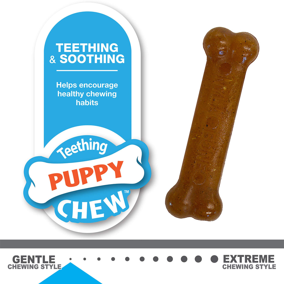 New Puppy Starter Kit, 2 Chew for Puppies, Peanut Butter & Chicken Flavor, X-Small - Up to 15 lbs, 2 Pack