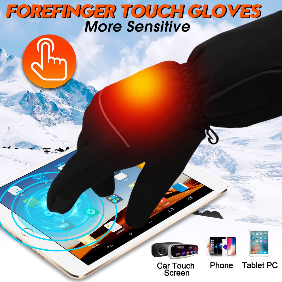 Heated Gloves for Men Women, Electric Battery Heating Gloves for Hunting Camping Motorcycle Driving Skiing Working Gardening