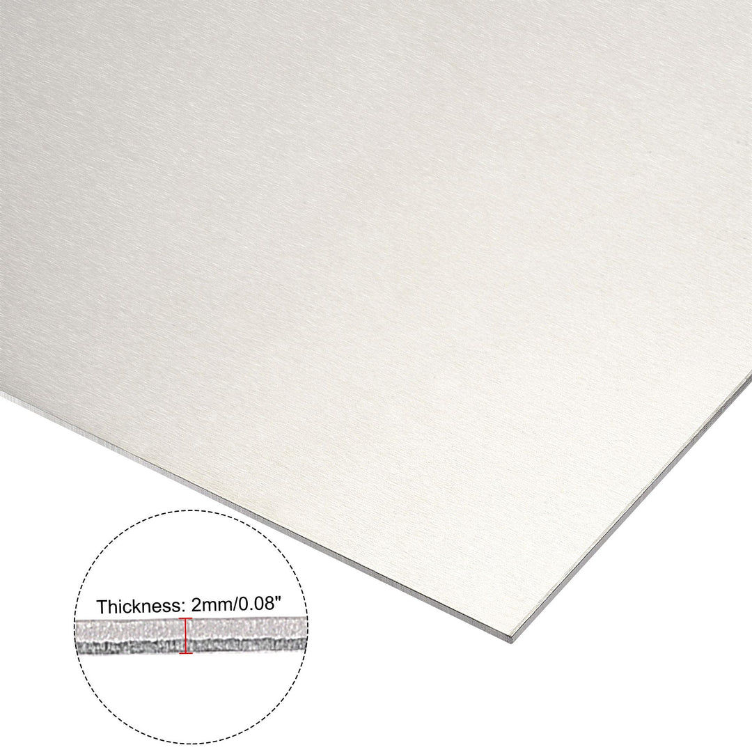 Aluminum Sheet, 300mm x 150mm x 2mm Thickness 5052 Aluminum Plate