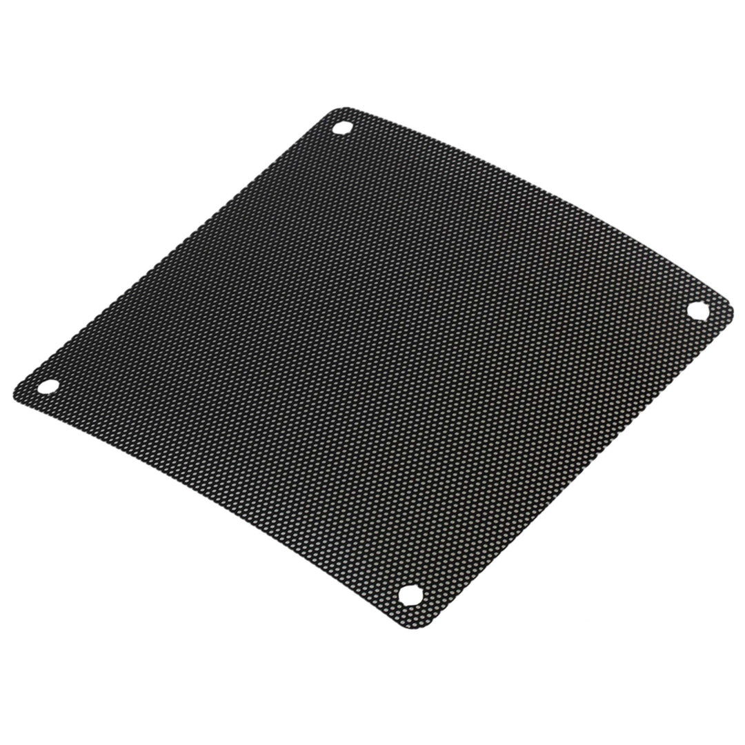 120mm PVC Black PC Cooler Fan Filter Case Cover Computer Mesh Pack of 10
