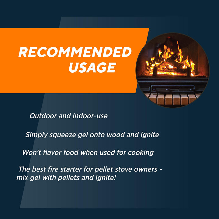One Match Gel Fire Starter, 16 fl. oz.