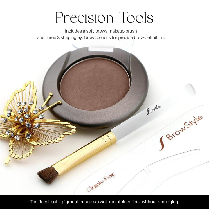 Sorme Cosmetics Always Perfect Brows, Walnut, 0.12 Ounce