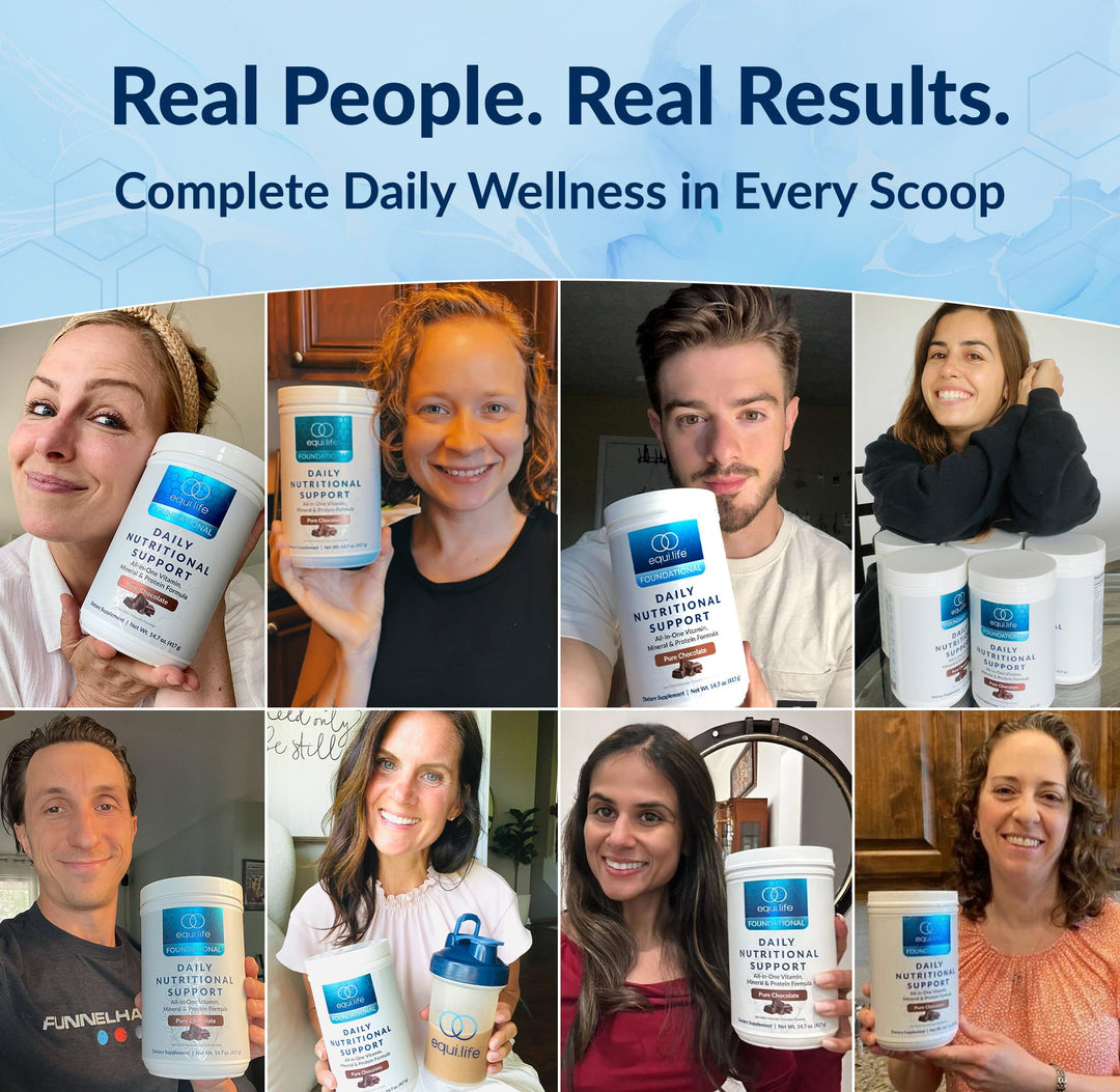 Daily Nutritional Support, All-in-one Multivitamin Meal Replacement, Pure Chocolate Flavor, with 15g Plant Protein, Supports Energy, Mood, Gut, and Skin Health (14 Servings Tub)