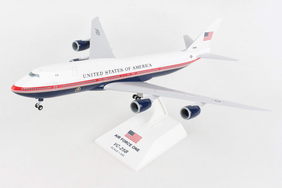 Skymarks 747-8i Air Force One (VC25B) 1/200 Scale w/Gear SKR1076 New 2020
