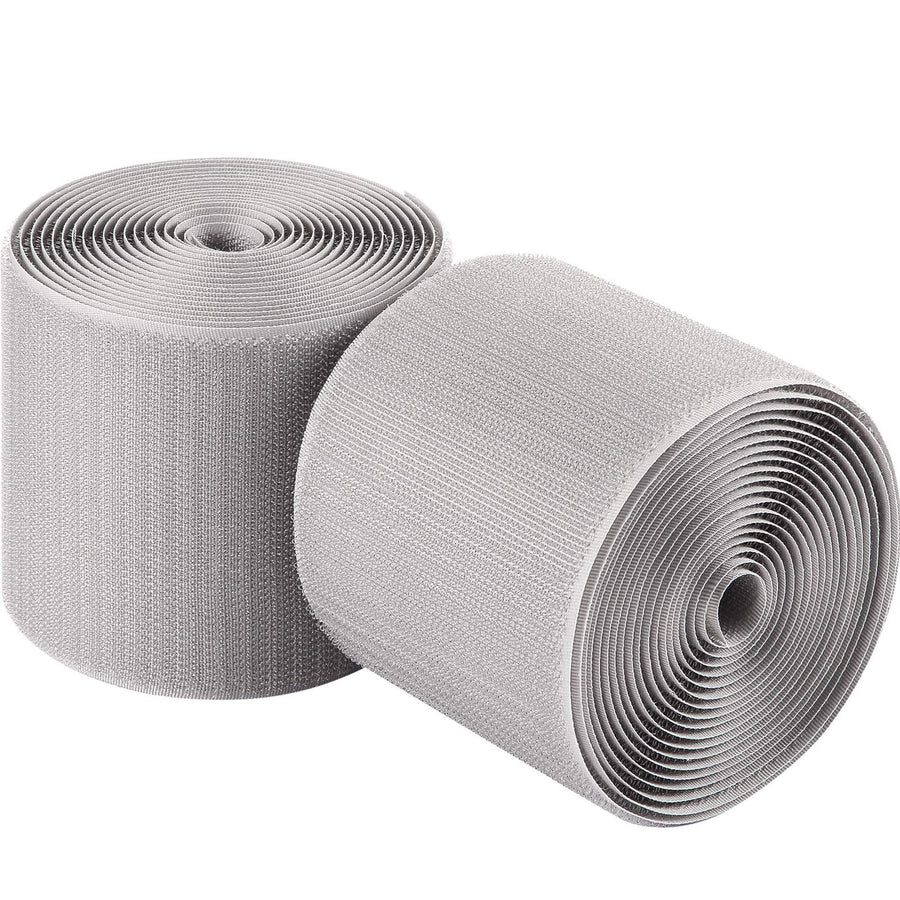 2 Pcs Cable Floor Strip Cord Cover Cable Protector Carpet Management, Hold Cords in Place, Keep Cables Organized, Protect Cords and Prevent a Trip Hazard, 3 Inch x 10 Feet (Gray)