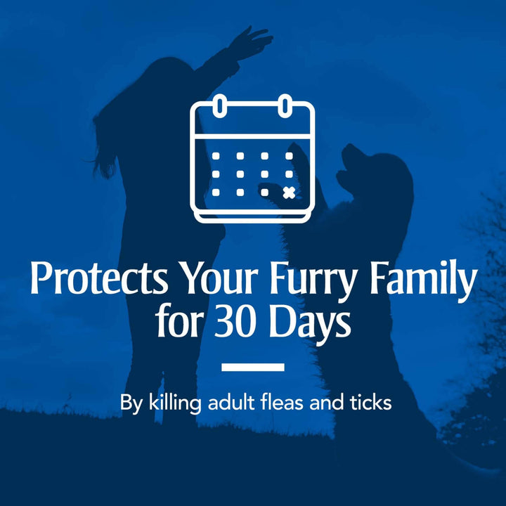 for Dogs, Flea and Tick Treatment for Large Dogs (45-88 Pounds), Includes 3 Month Supply of Topical Flea Treatments