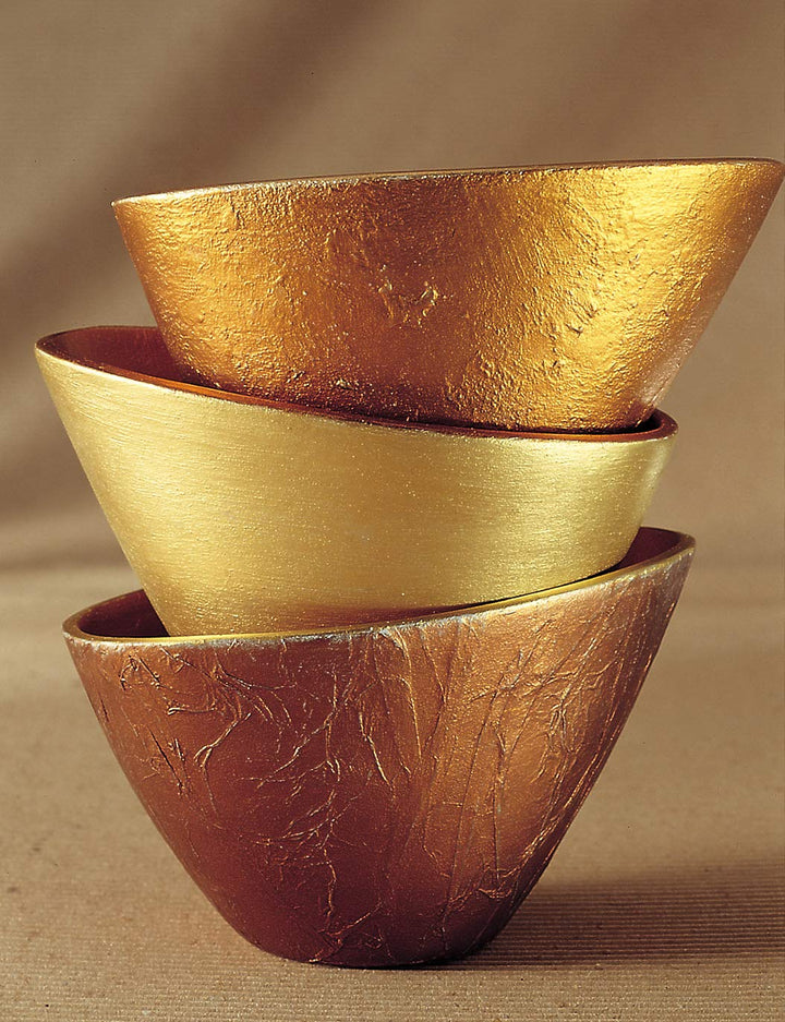 Pébéo Gédéo Mirror Effect 24k Gold Leaves Adhesive Sheet - 12 Sheets, 5 ½ x 5 ½ Inches, Art and Craft Supplies, for Painting, Home Decor, or Decorations