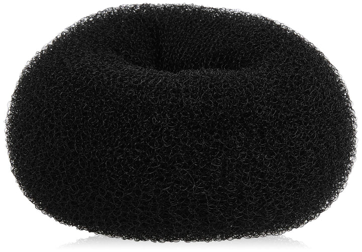 Jumbo Hair Donut, Black, 5.5 Inch