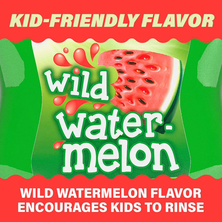 Kids Anticavity Fluoride Rinse, Wild Watermelon, 16.9 Ounce (Pack of 3)