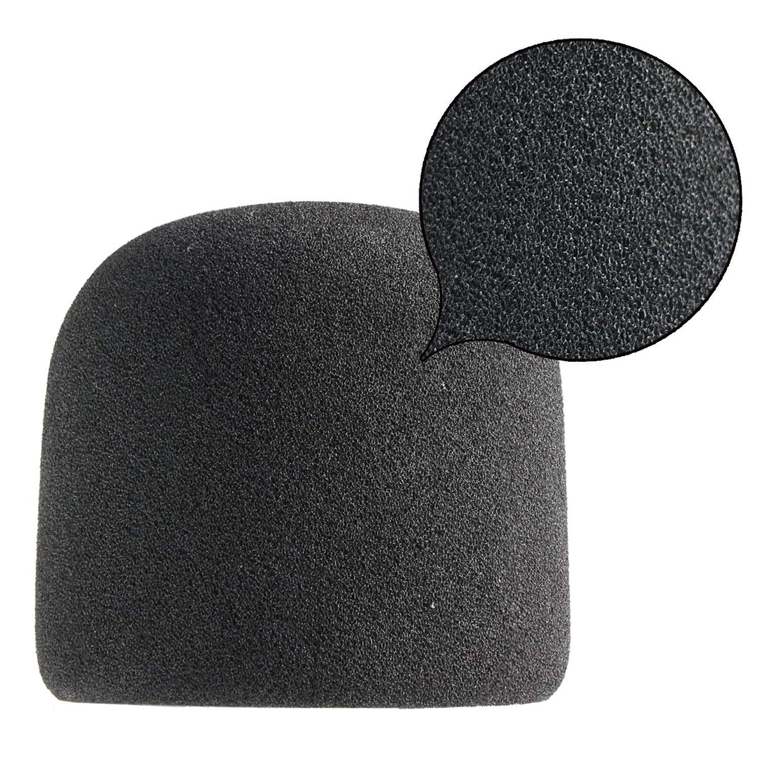 Foam Microphone Windscreen - Mic Cover Pop Filter for Blue Yeti, Yeti Pro Condenser Microphones (Black)