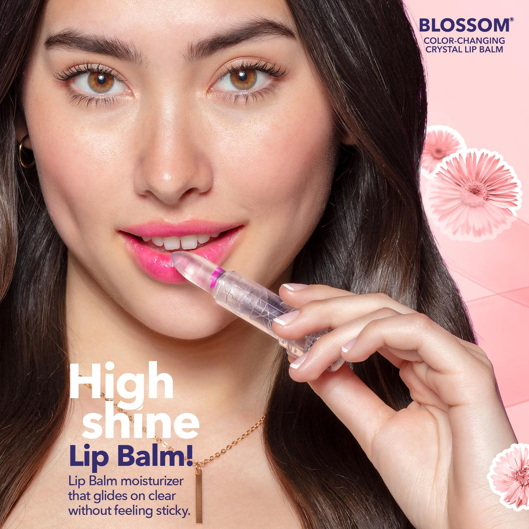 Crystal Lip Balm - Color Changing - Pink