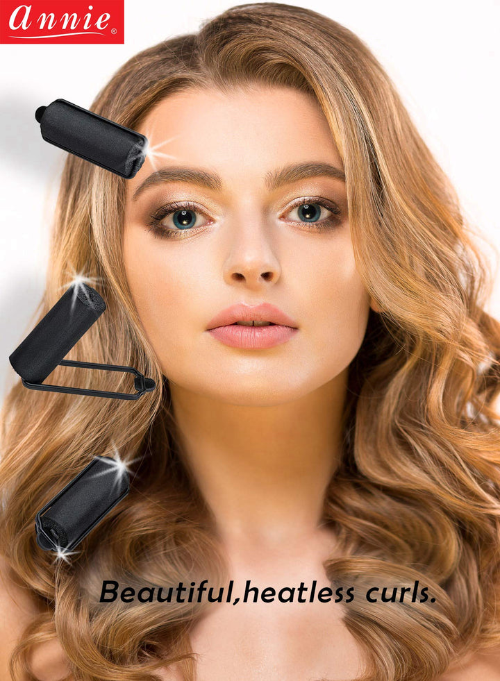 satin roller curler jumbo size hair accessories jumbo