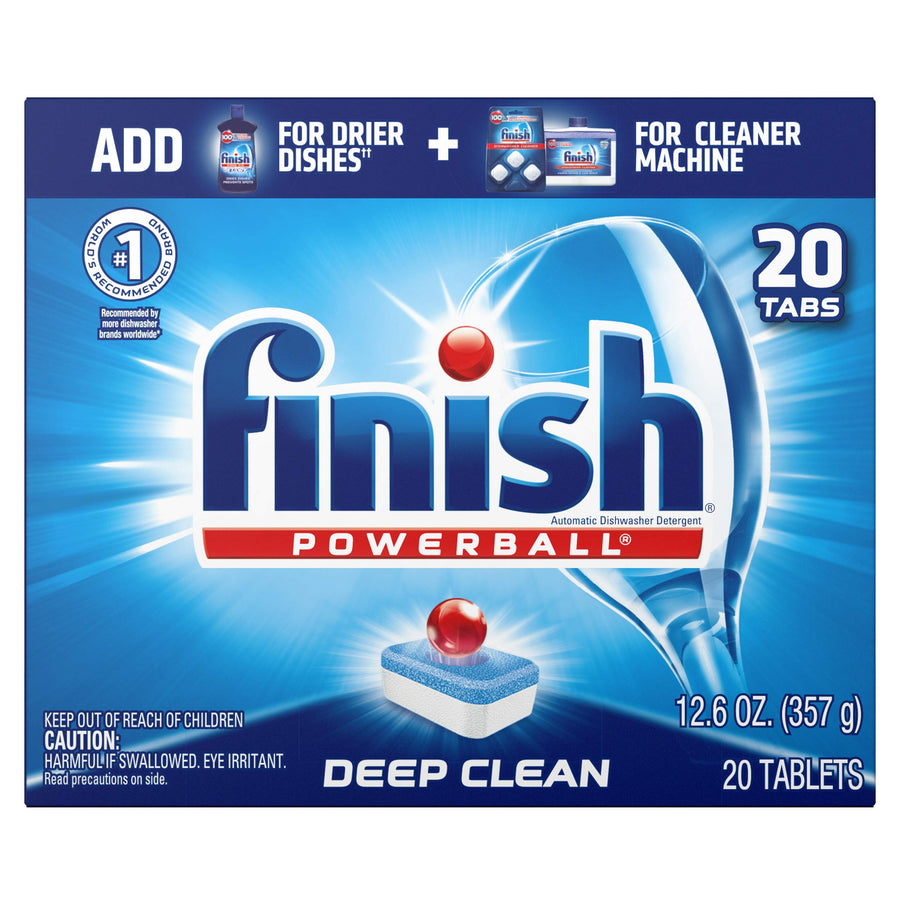 All in 1 Powerball Fresh, 20ct, Dishwasher Detergent Tablets