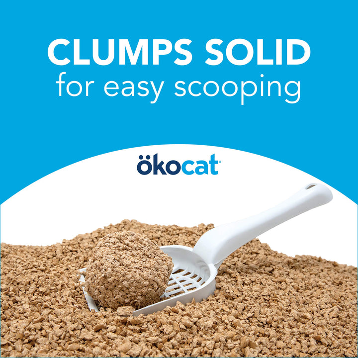 ökocat Original Low-Dust Natural Wood Clumping Cat Litter with Odor Control 16.6 lbs Large