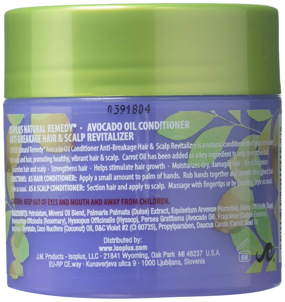 Natural Remedy Avocado Oil Conditioner, 4 Ounce