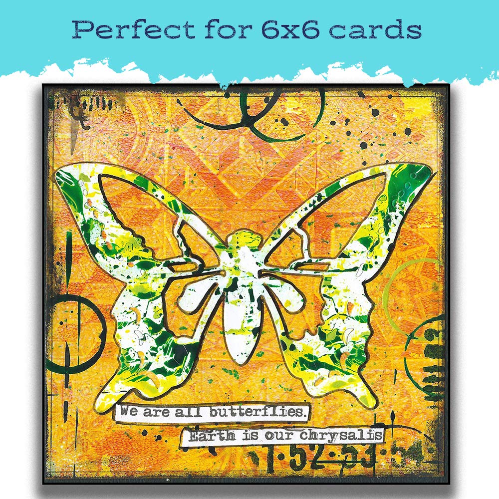 Monoprinting Print Plate - 6” X 6” Gel Plate - Printmaking Supplies - Reusable Gel Printing Plate for Press Art for Card Making, Scrapbooking, Journaling, Arts and Crafts, Home Decor