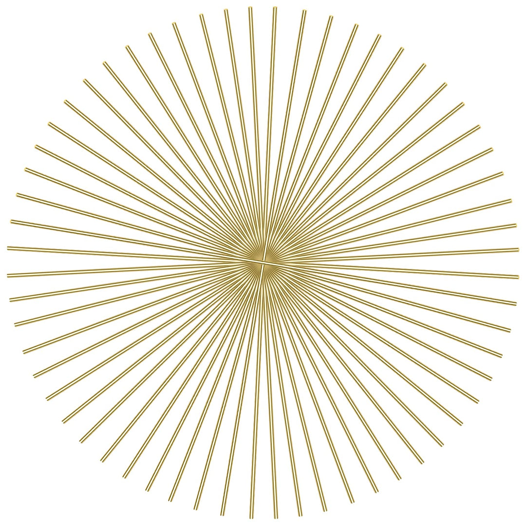 20 Pieces 2mm Brass Round Rods, Brass Solid Round Rod Lathe Bar Stock, 2mm in Diameter, 305mm in Length