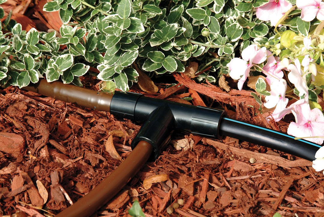 EFT25-1PS Drip Irrigation Easy Fit Universal Tee, Fits All 1/2 and 5/8 Tubing