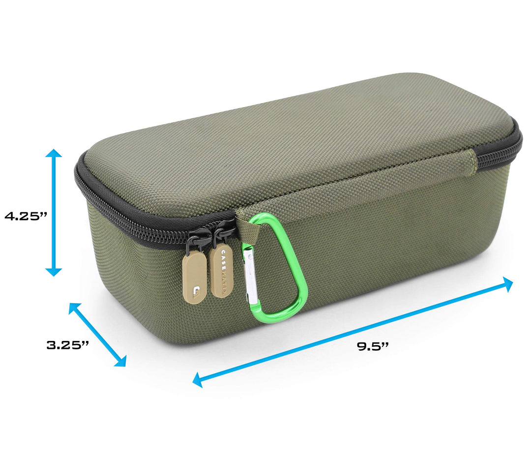 Travel Case Compatible With Sonos Roam Portable Smart Speaker and Charger Cable Accessories – Padded Impact Resistant with Carabiner