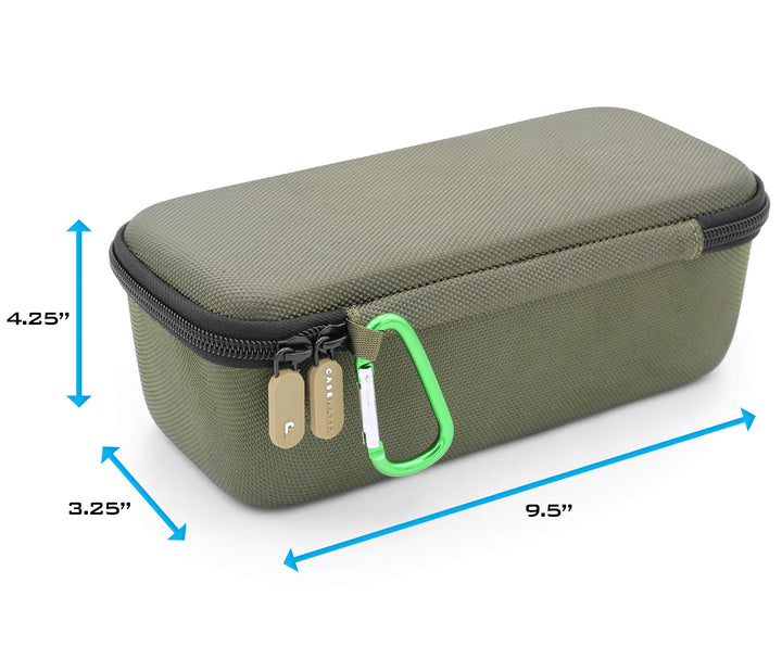 Travel Case Compatible With Sonos Roam Portable Smart Speaker and Charger Cable Accessories – Padded Impact Resistant with Carabiner