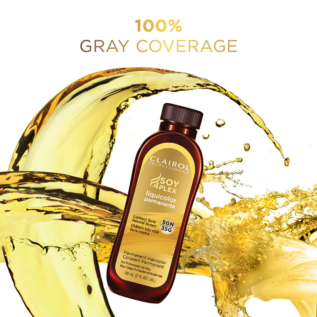 Permanent Liquicolor for Dark Hair Color, 3aa Medium Ultra Cool Brown, 2 oz