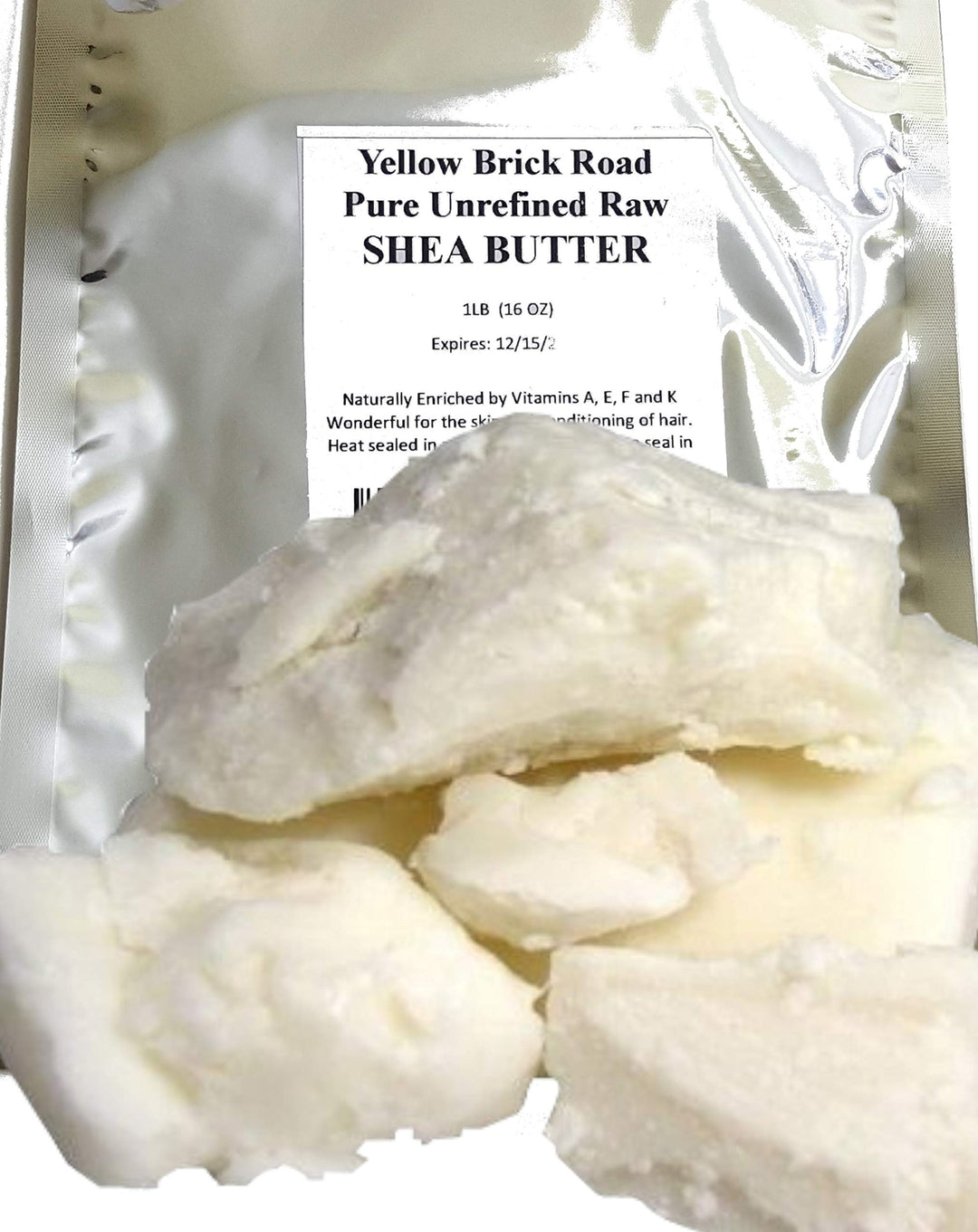 100% Raw Unrefined Shea Butter-African Grade a Ivory 1 Pound (16oz)…