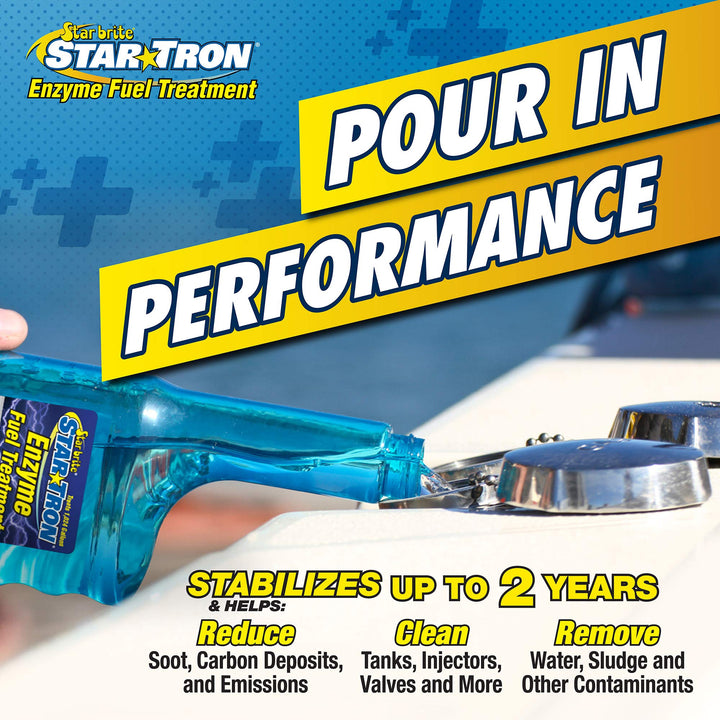 Star Tron Enzyme Fuel Treatment - Super Concentrated Diesel Formula - 1 oz. Treats 32 Gallons - 8 OZ (093108SS)