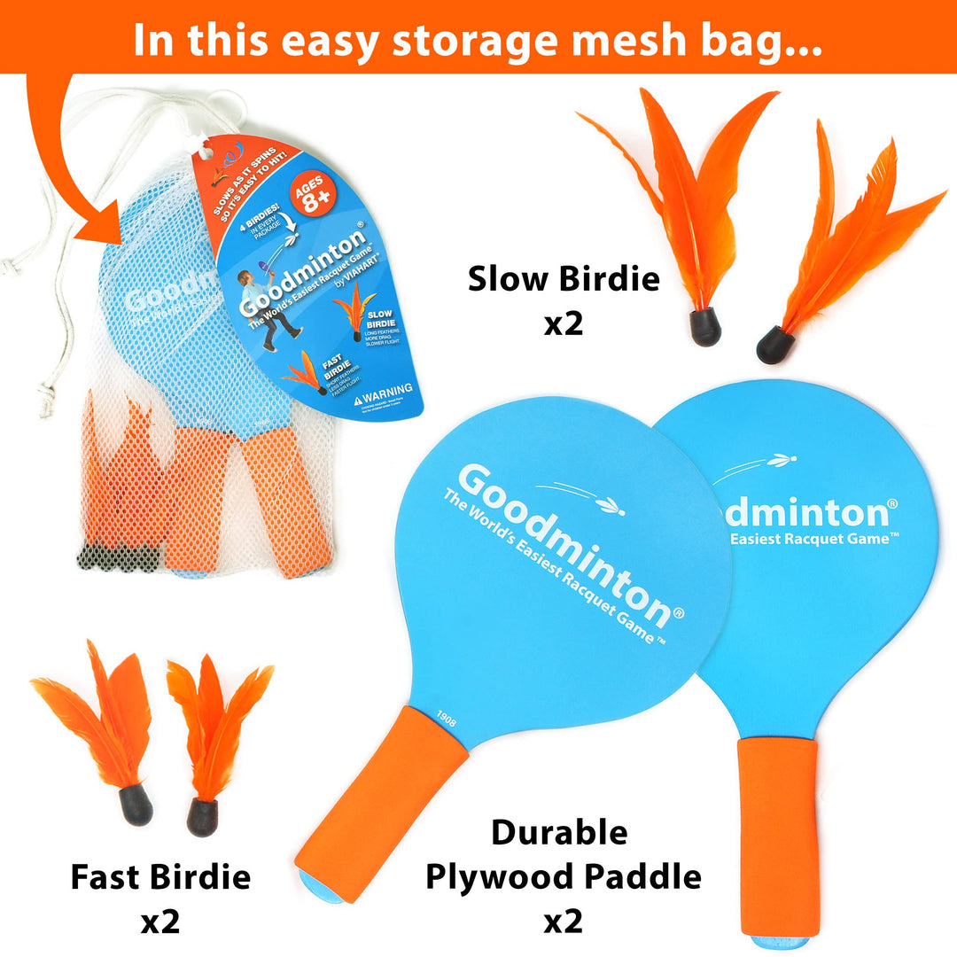 - The World's Easiest Racquet Game - an Indoor Outdoor Year-Round Fun Paddle Game Set for Boys, Girls, and People of All Ages