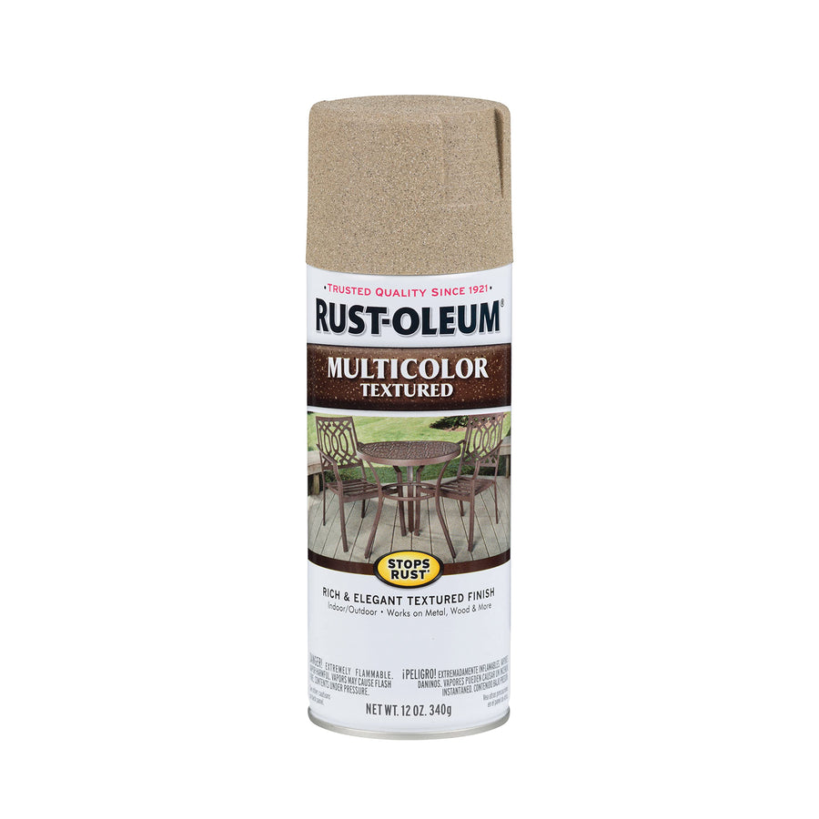 223524 Stops Rust Multi-Color Textured Spray Paint, 12 Ounce (Pack of 1), Desert Bisque, 12 Fl Oz