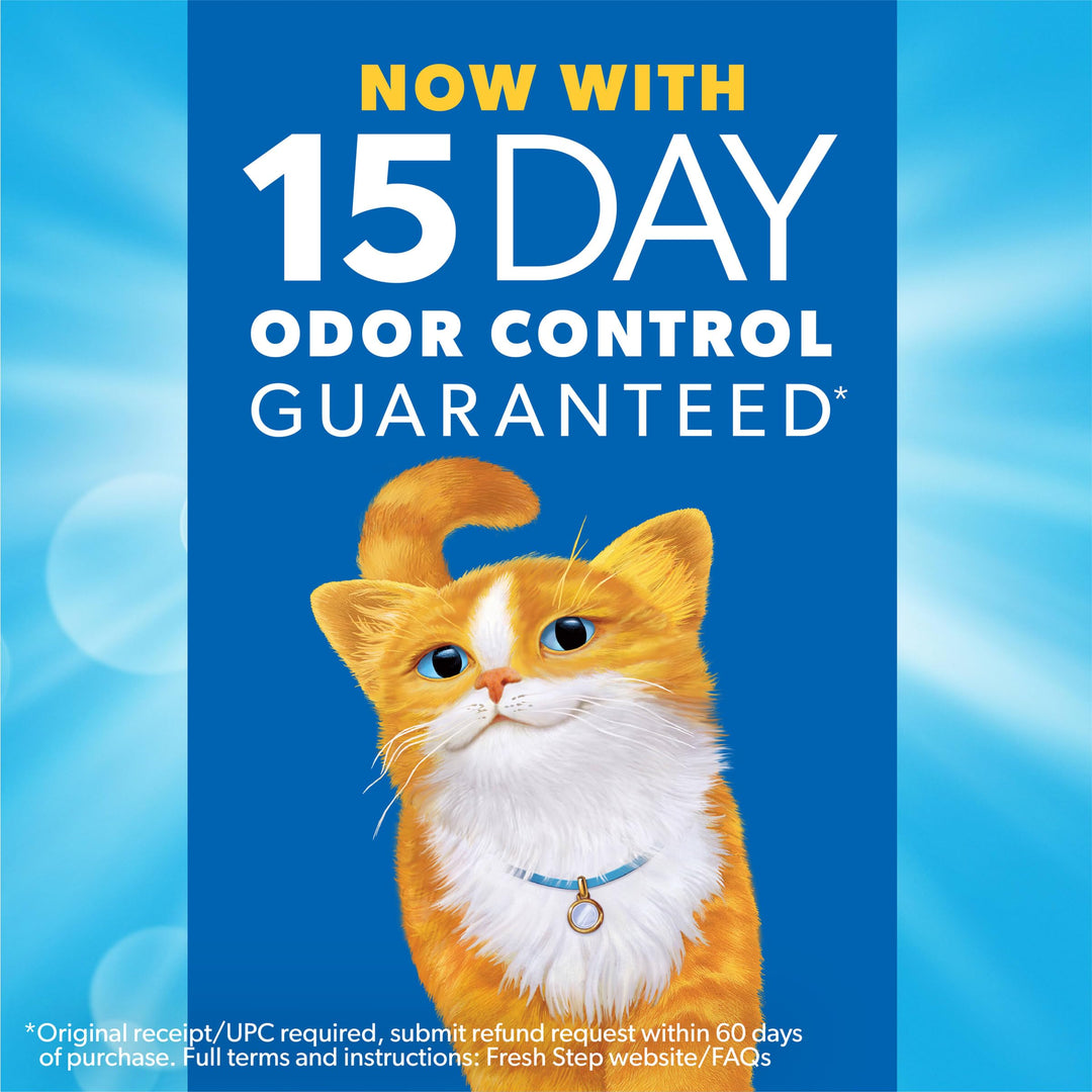Advanced Multi Cat Clumping Litter with Febreze Freshness, Clumping Cat Litter Extra Strength Formula, 37 lbs. (2 x 18.5 lb. Box)
