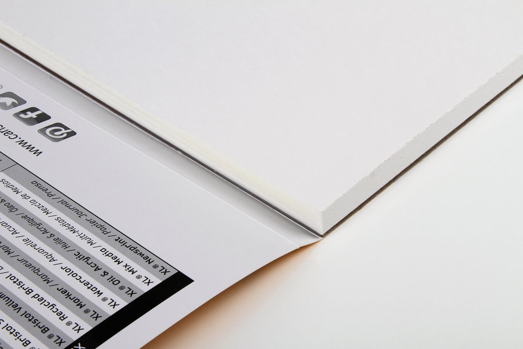 XL Series Bristol Paper, Vellum, Foldover Pad, 11x17 inches, 25 Sheets (100lb/260g) - Artist Paper for Adults and Students - Charcoal, Pen and Ink, Marker, and Pastel