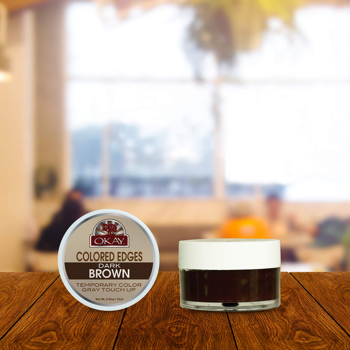 Colored Edges, Dark Brown, 0.5 Ounce