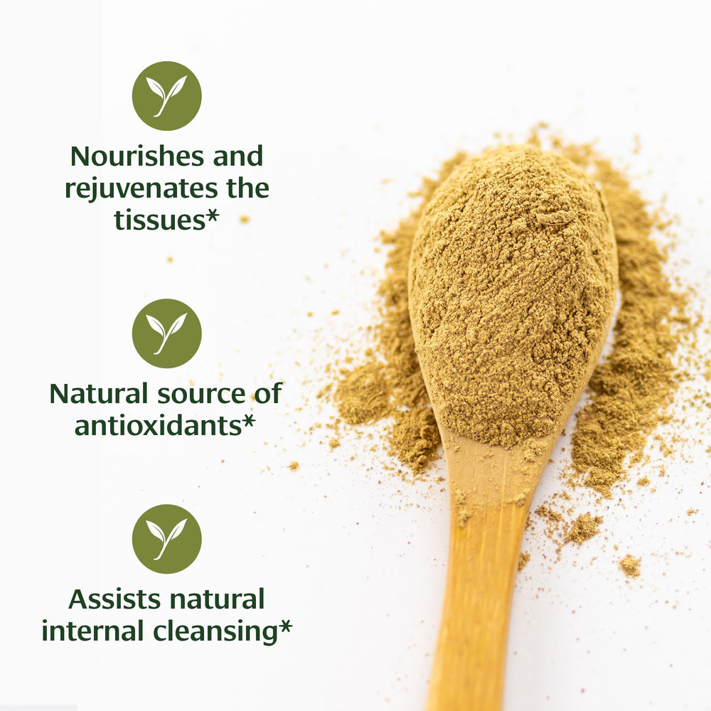 Triphala Powder - Organic Digestion Supplement with Amla, Haritaki & Bibhitaki – Digestion, Colon Support & Healthy Gut Microbiome* – 1/2 lb – Non-GMO Sustainably Sourced Vegan