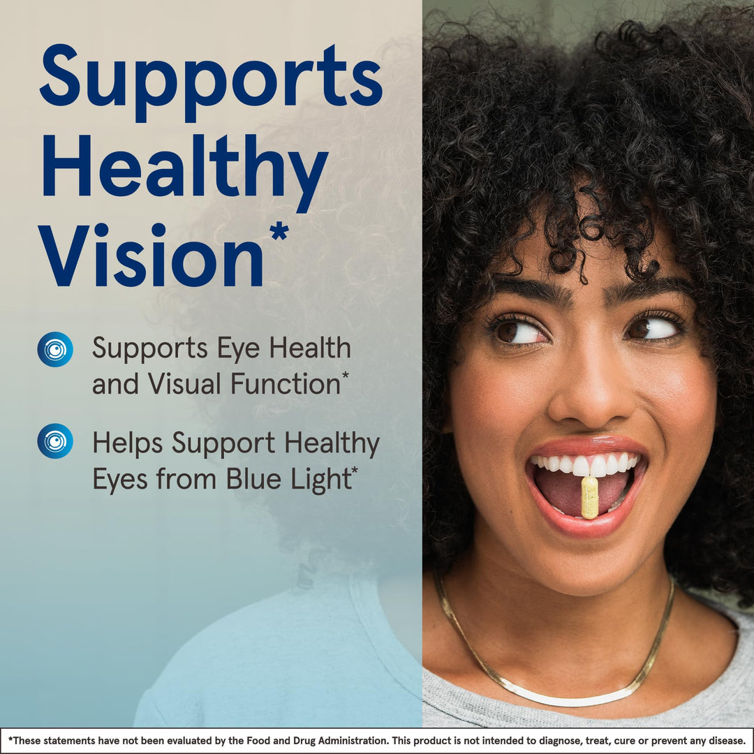 Lutein 20 mg With Zeaxanthin, Dietary Supplement for Visual Function and Macular Health Support, 60 Softgels, 60 Day Supply