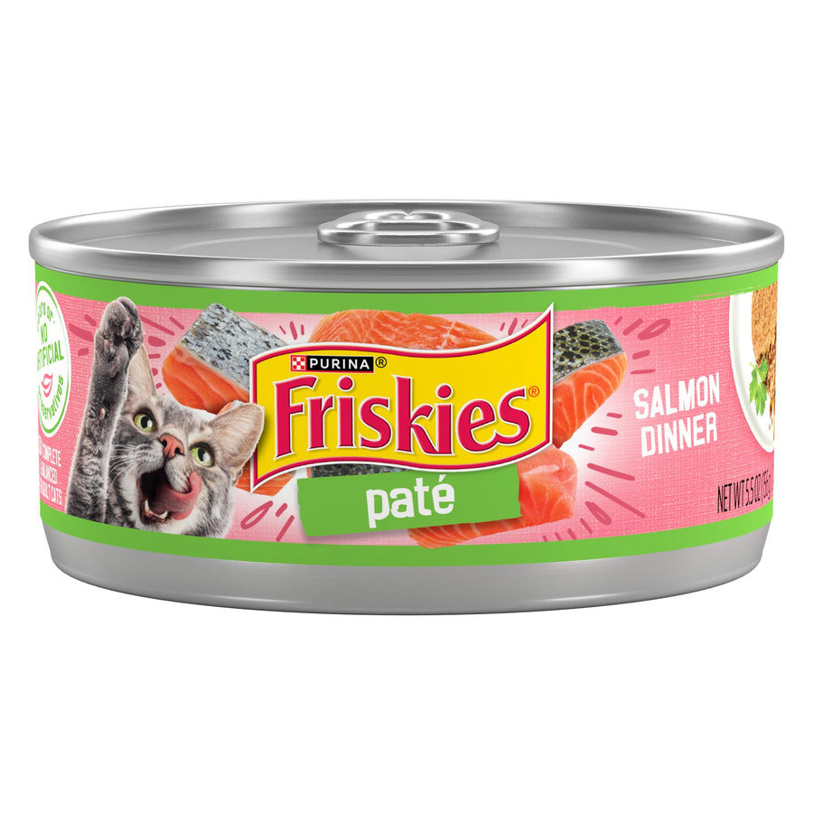 Purina Wet Cat Food Pate, Pate Salmon Dinner - (Pack of 24) 5.5 oz. Cans